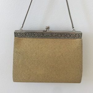 Gold and Silver Vintage evening bag